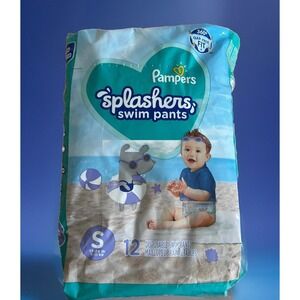 Pampers Splashers Swim Pants Size‎ Small 12 Disposable Swim Pants